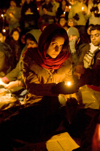 Candle-lit Vigil for Mumbai